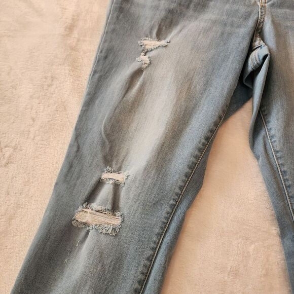 Universal Thread High Rise Jegging Size 16 Light Blue Distressed - Picture 3 of 13